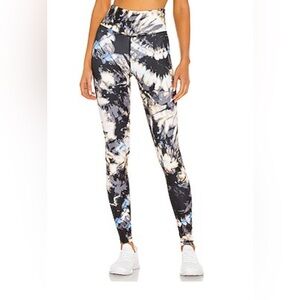Revolve Strut This Teagan Tie Dye Leggings High Rise Ankle Activewear One Size